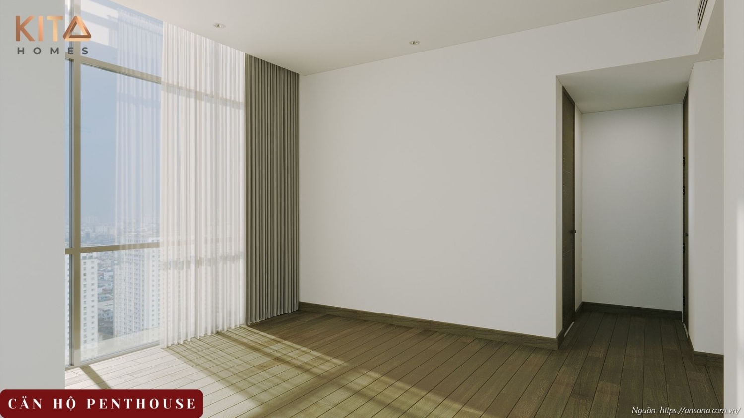 Nhà mẫu căn hộ Penthouse Sky Villa dự án Ansana By Kita Võ Văn Kiệt Bình Tân