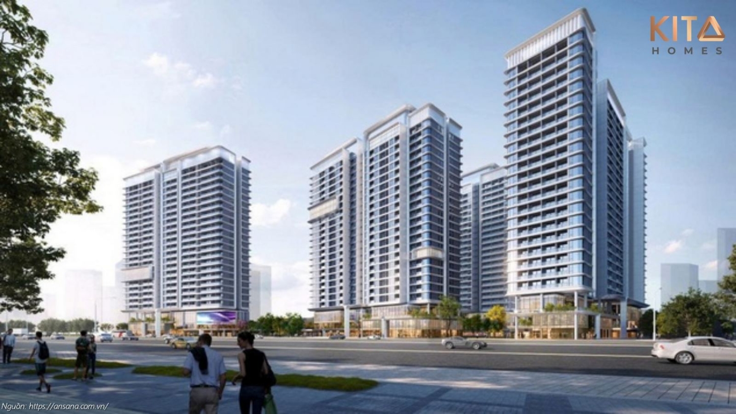 Phối Cảnh Tổng Thể Ban Ngày Căn Hộ Chung Cư Ansana By Kita