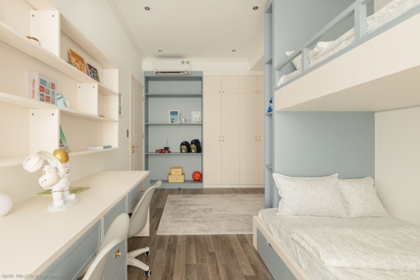 Phòng ngủ Master (Phòng 3) sang trọng đẳng cấp nhất tại căn hộ Sky Bridge 152m2